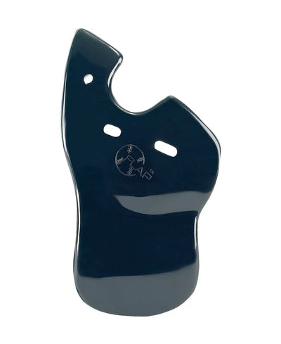 C-Flap® Cheek & Jaw Protection for Right Handed Batter in graphite color on white background