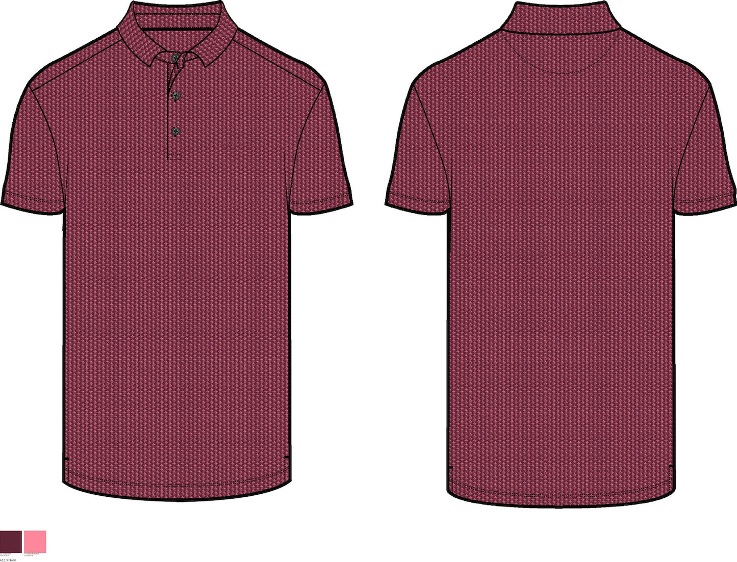 Ss All-over Pete Print Polo