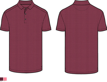 Ss All-over Pete Print Polo
