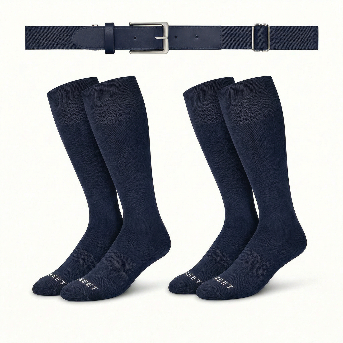 TBC 1 BELT 2 SOCK PAIRS COMBO