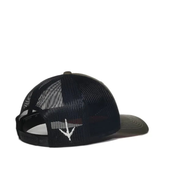 Green NWTF35A Loden Black cap  on a white background