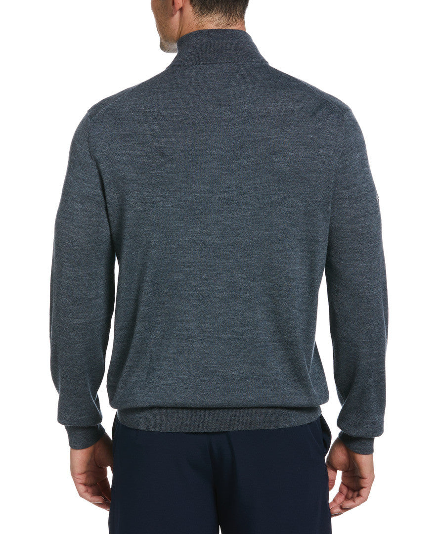 L/S 1/4 MERINO SWEATER