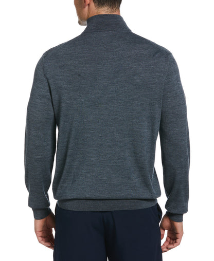 L/S 1/4 MERINO SWEATER