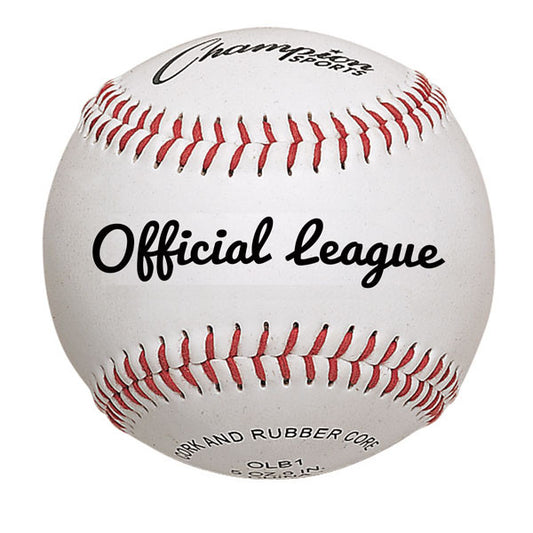 Champion Official League Baseballs (OLB1) - Dozen