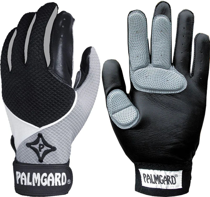 pair of black ad grey PalmGard Inner Glove Xtra on white background
