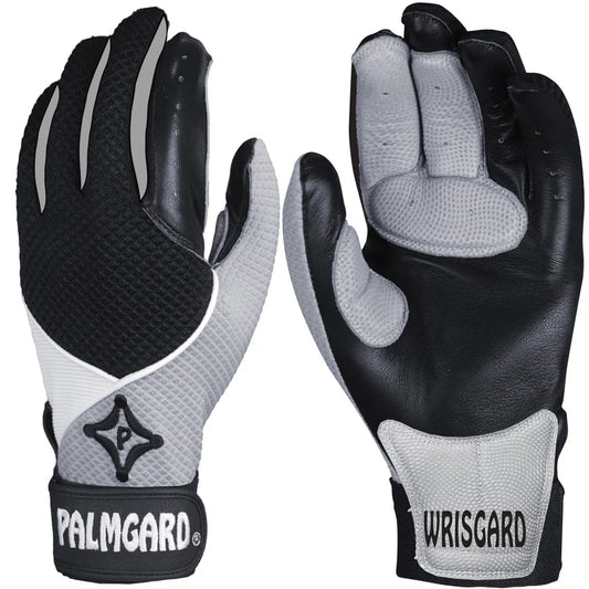 pair of Palmgard Wrist Gard Right hand glove for baseball on white background