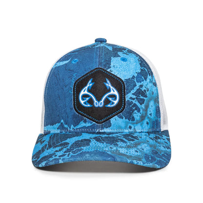 RTF04A-Realtree Fishing™ WAV3 Provence Blue/White