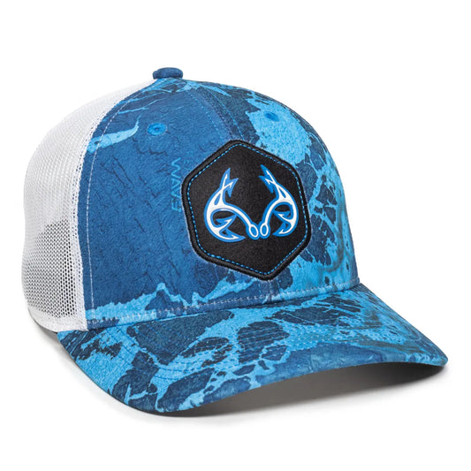 RTF04A-Realtree Fishing™ WAV3 Provence Blue/White
