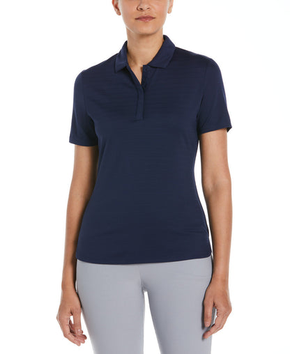 Ladies Eco Horizontal Textured Polo