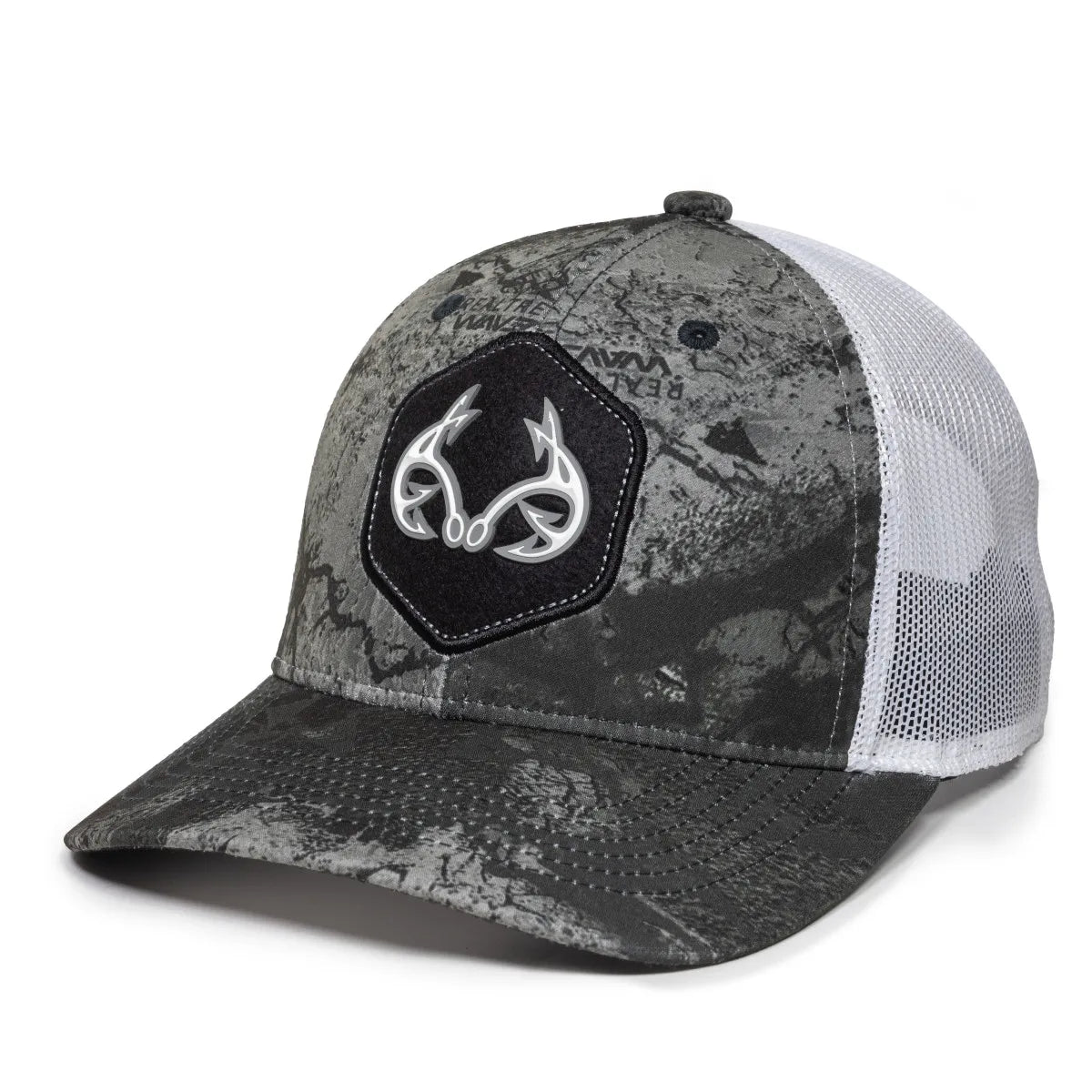 RTF04A-Realtree Fishing™ WAV3 Mirage Grey/White
