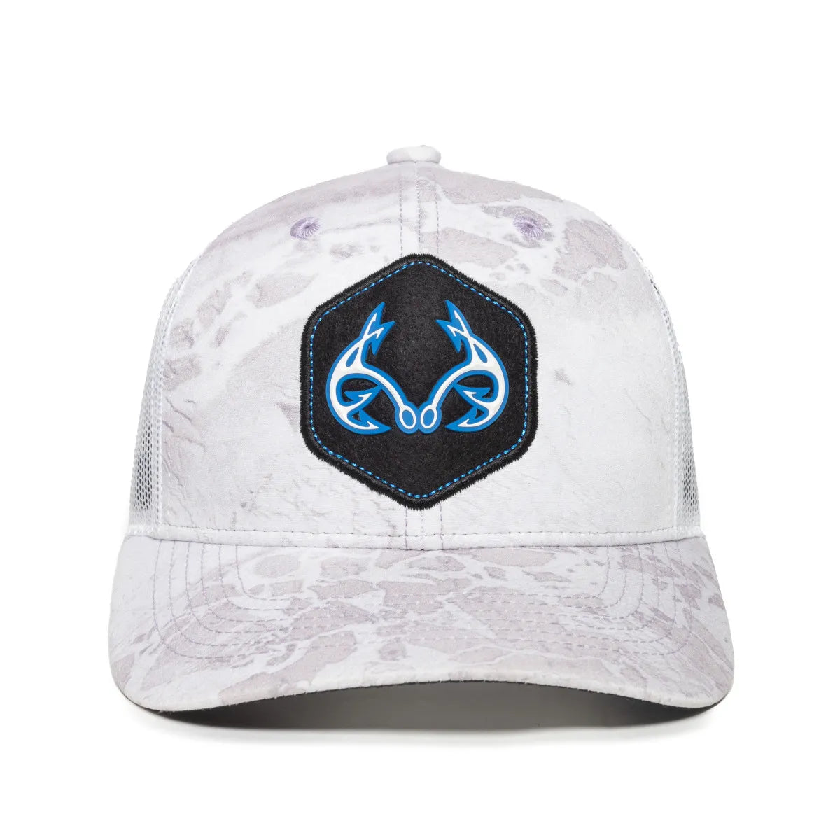RTF04A-Realtree Fishing™ WAV3 White/White