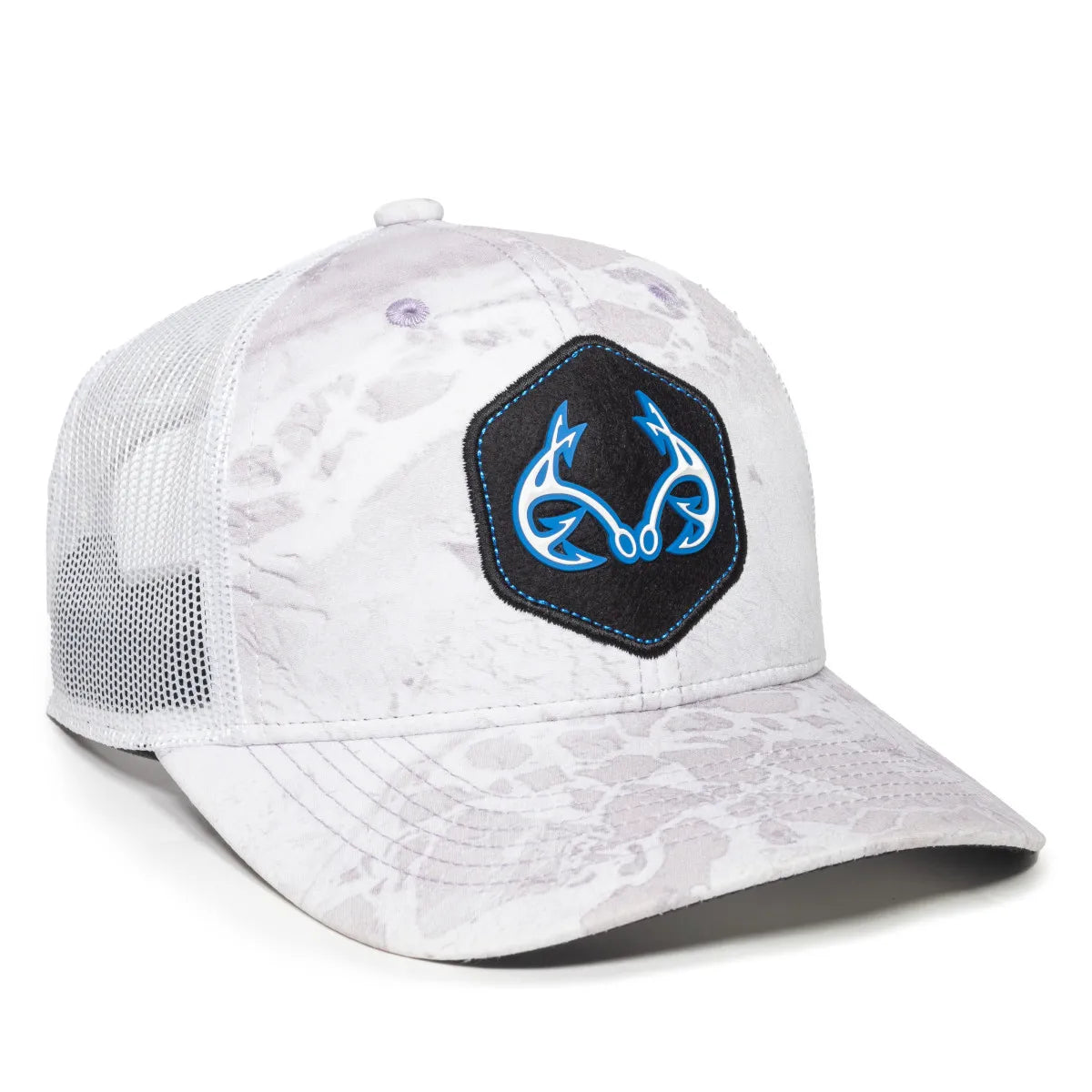 RTF04A-Realtree Fishing™ WAV3 White/White