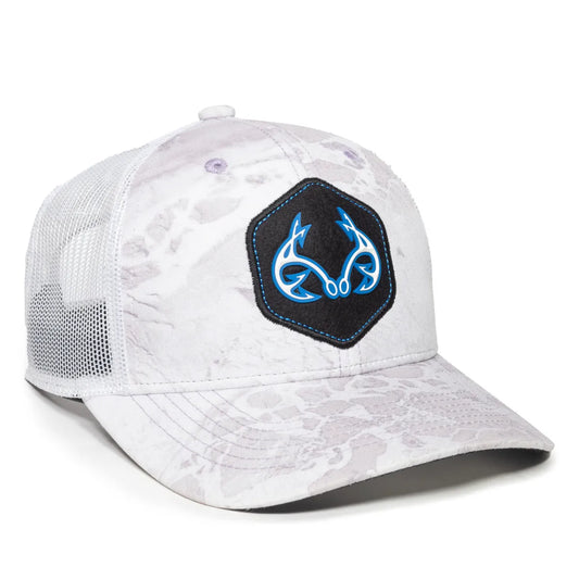 RTF04A-Realtree Fishing™ WAV3 White/White