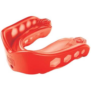 red Shock Doctor Gelmax Convertible Mouthguard on a white background