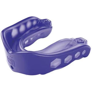 purple Shock Doctor Gelmax Convertible Mouthguard on a white background