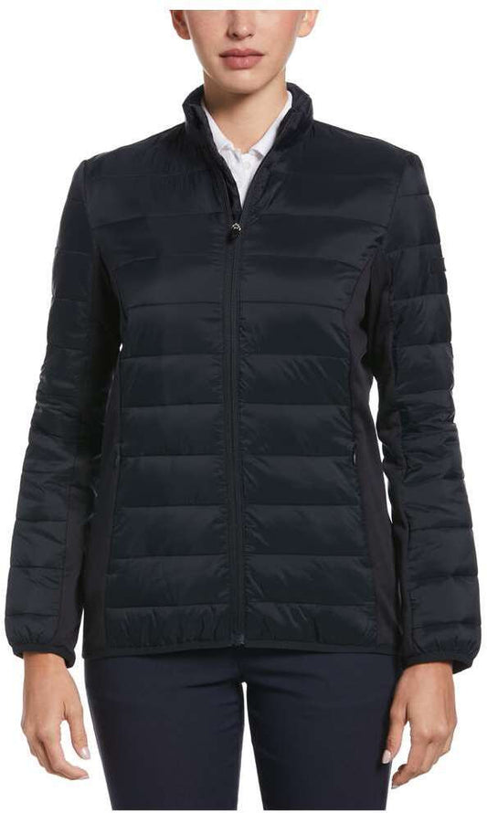 L/S FAUX DOWN FULL ZIPPER