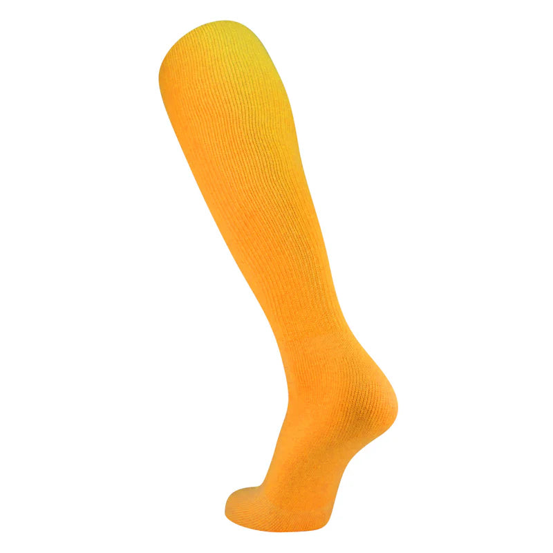  All-Sport Tube Socks in gold color on white background