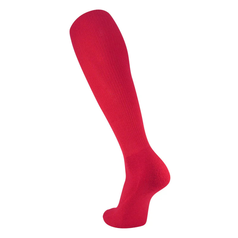 All-Sport Tube Socks in red color on white background