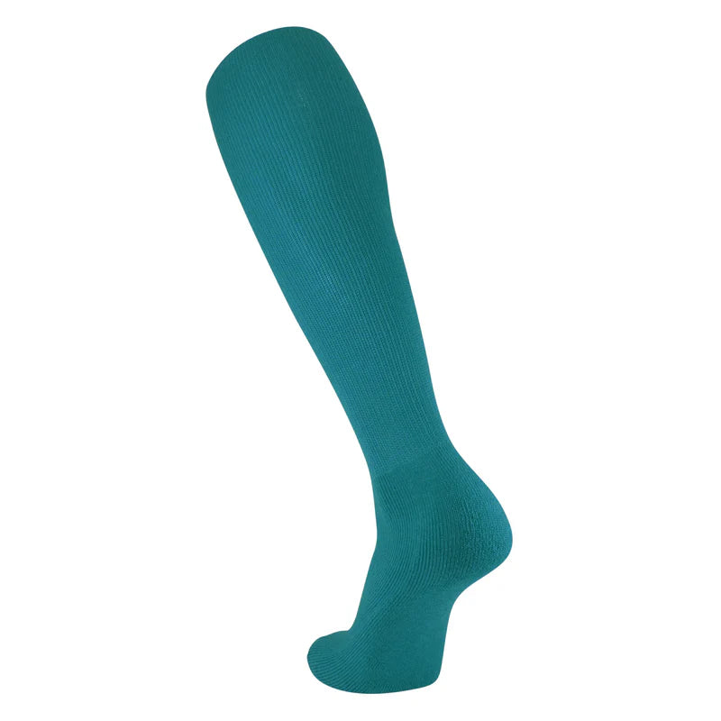  All-Sport Tube Socks in teal color on white background