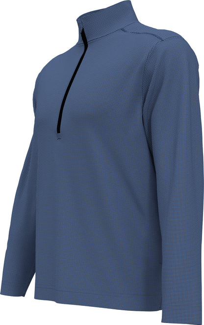 HOUNDSTOOTH 1/4 ZIP PULLOVER