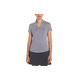 Ladies Fine Line Stripe Polo