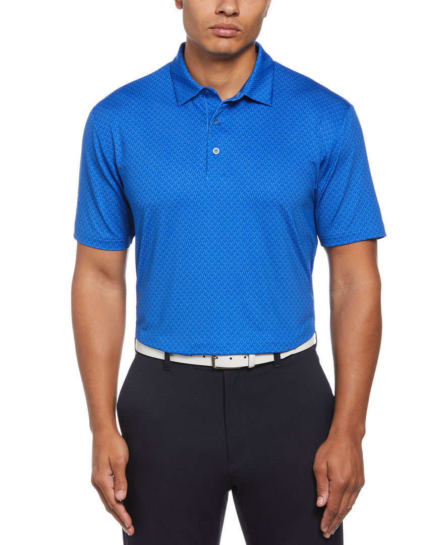 Ss All Over Stitched Chev Polo