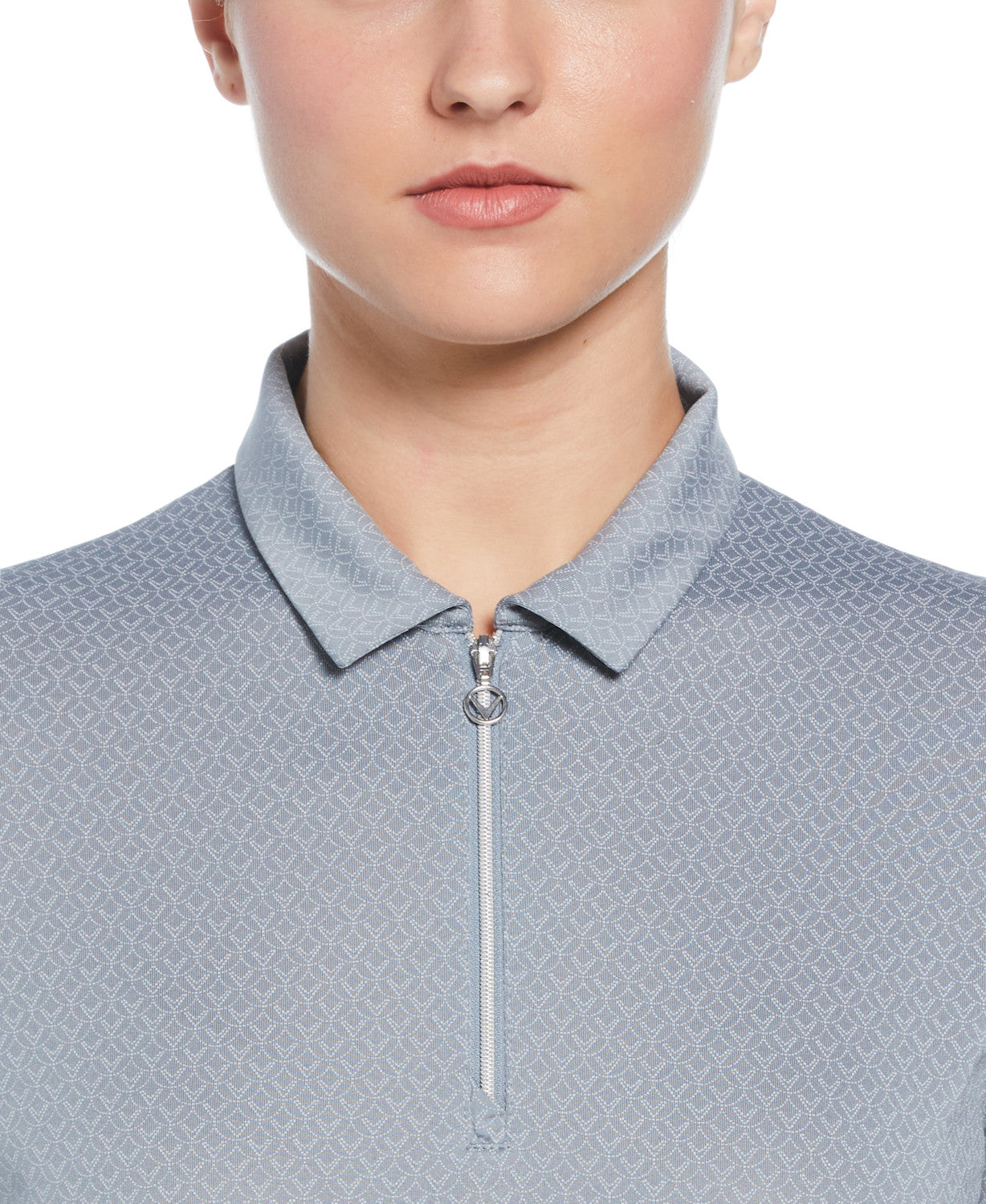 Ss Allover Stitched Chev Polo
