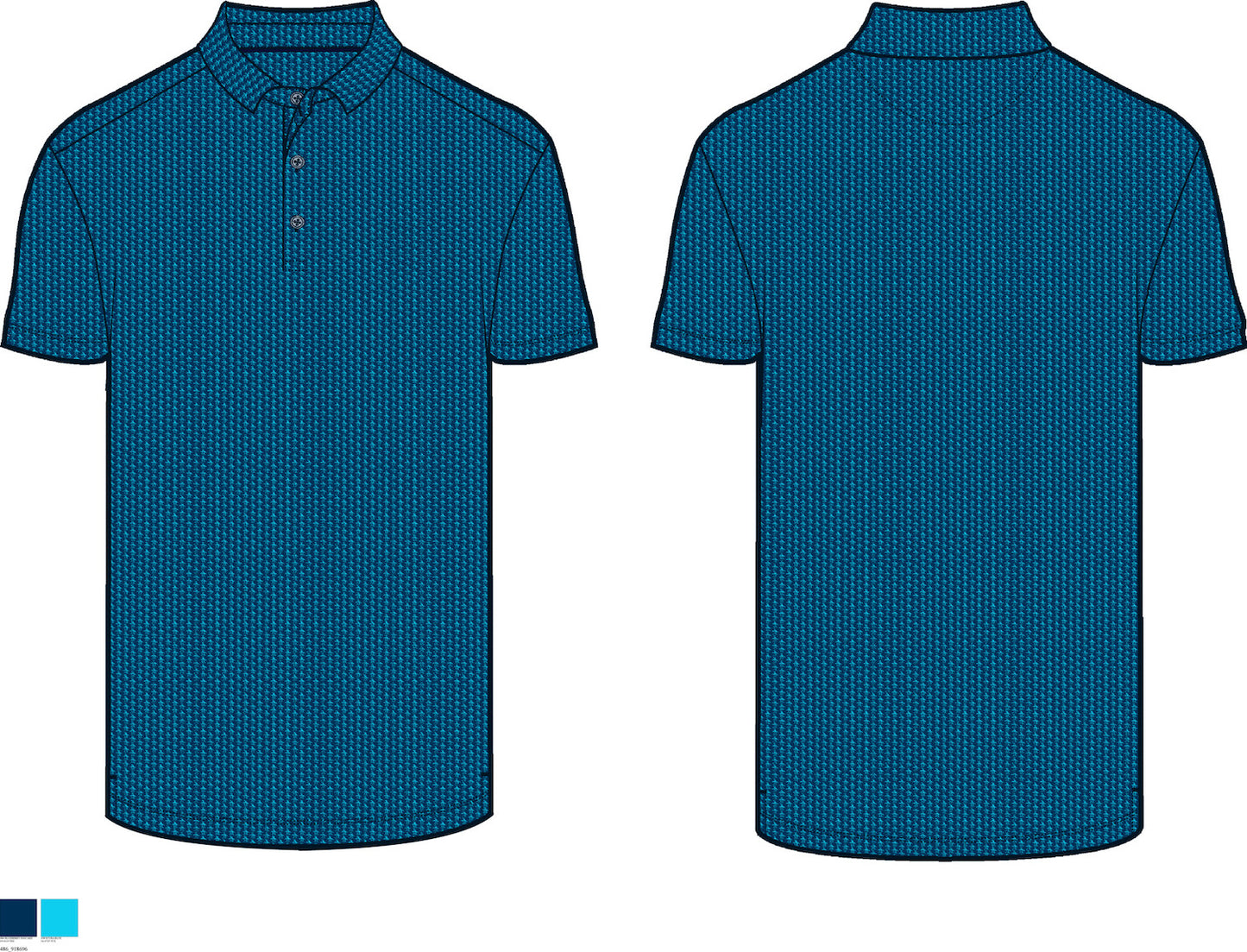 Ss All-over Pete Print Polo