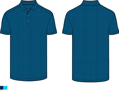 Ss All-over Pete Print Polo